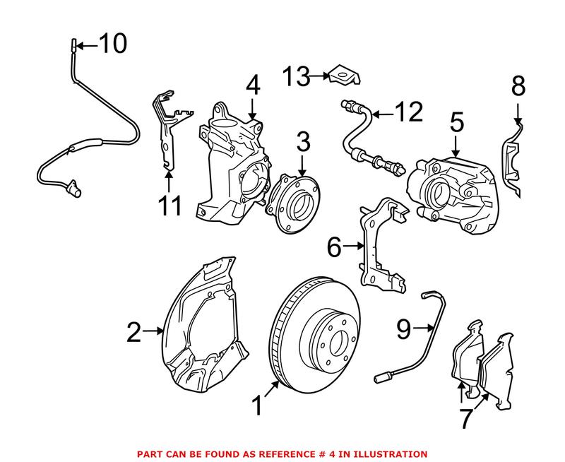 Genuine BMW 31212282879 - Steering Knuckle (Front Left)