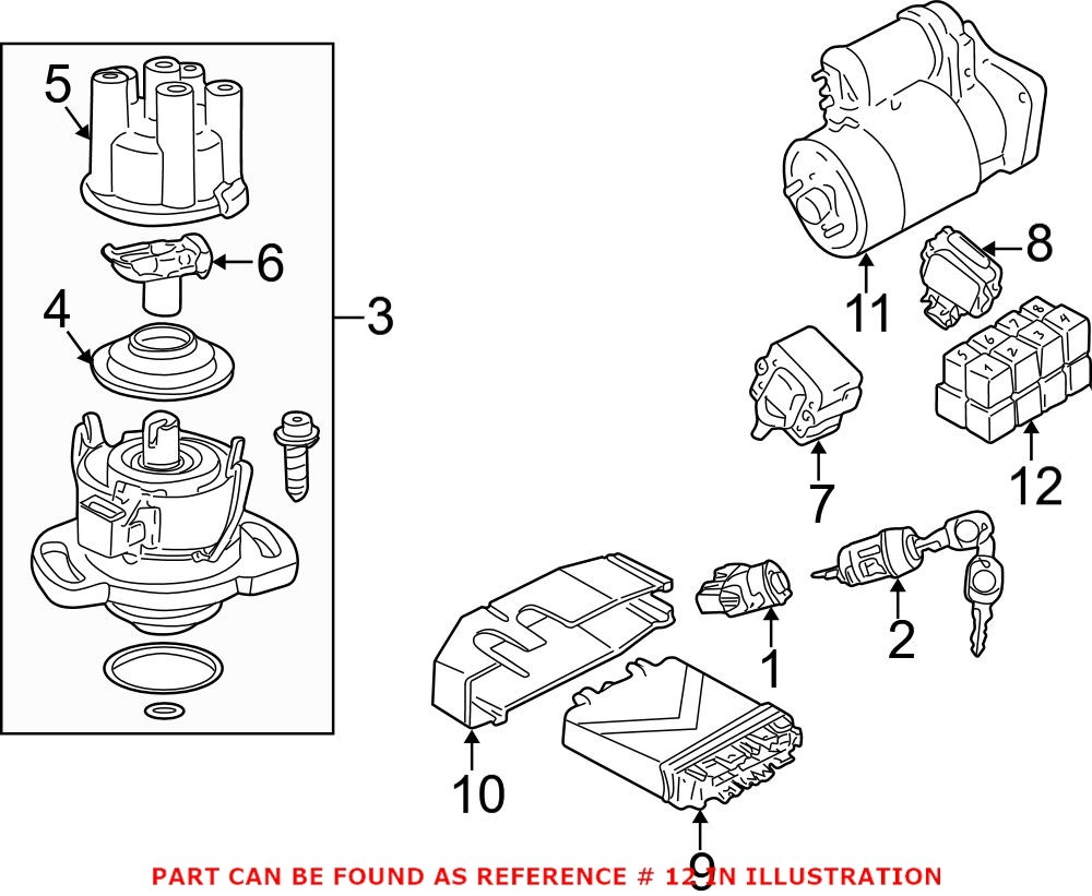 Genuine VW/Audi 4H0951253A - Fog Light Relay