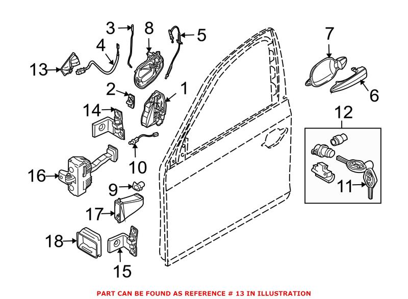 Genuine BMW 51217076259 - Interior Door Handle