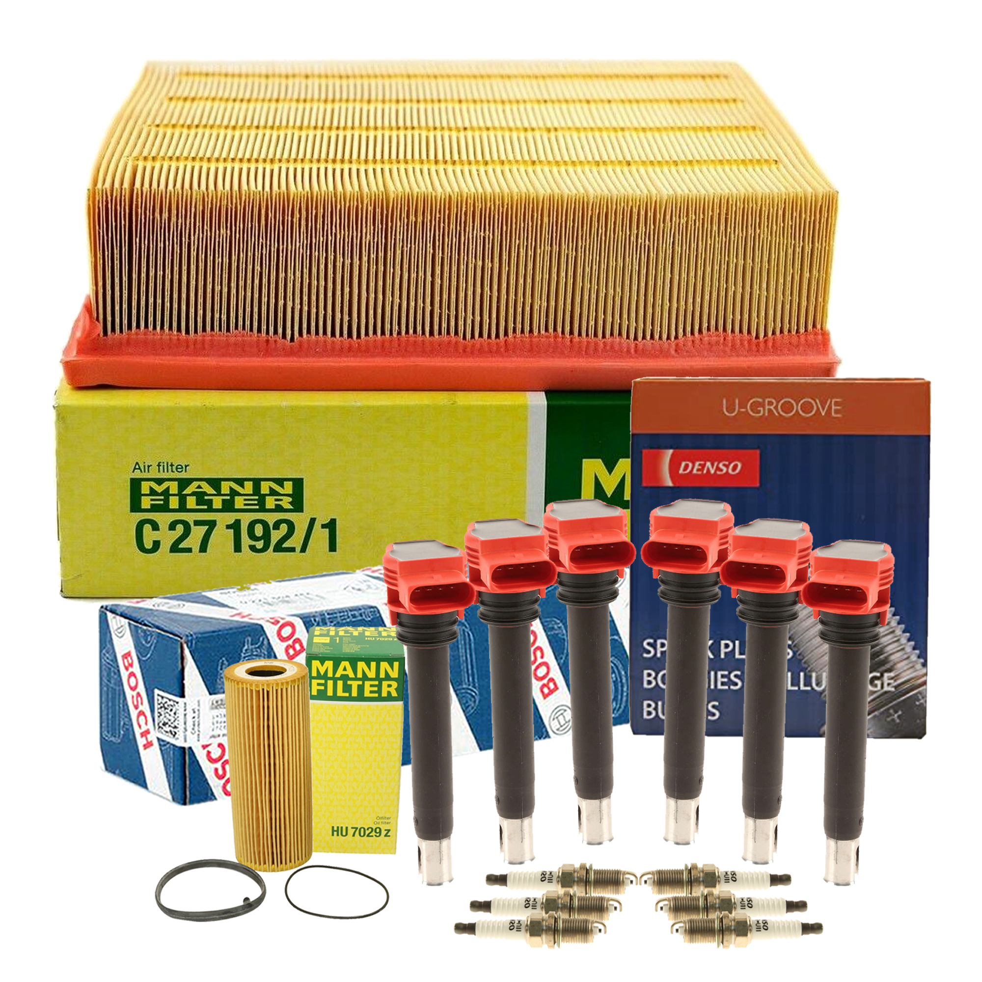 Mann-Filter 4217143 - Air / Cabin Air / Fuel / Engine Oil Filter Kit