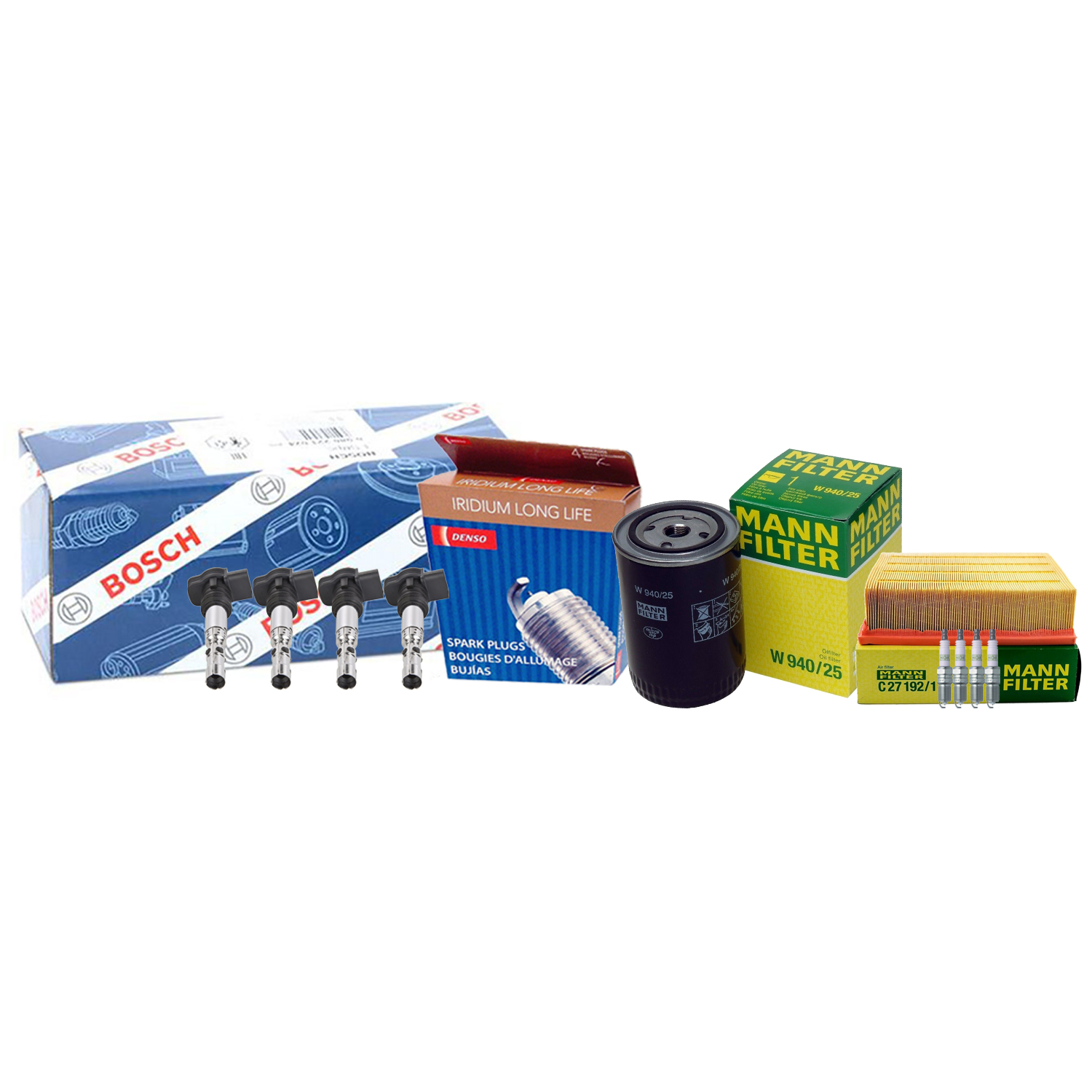 Mann-Filter 4217154 - Air / Cabin Air / Fuel / Engine Oil Filter Kit