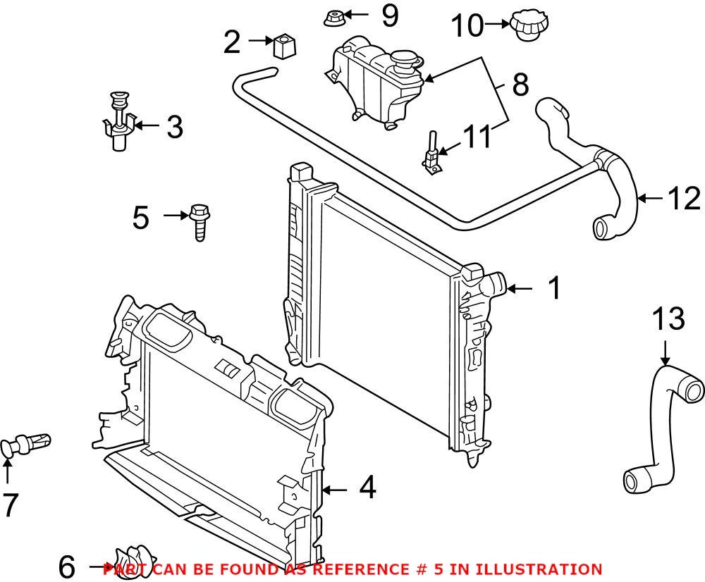 Genuine Mercedes-Benz 1409900636 - Active Suspension Control Module Bolt