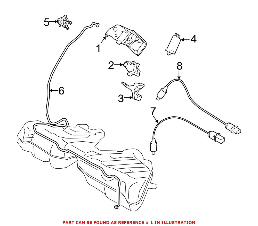 Genuine BMW 16137331117 - Vapor Canister