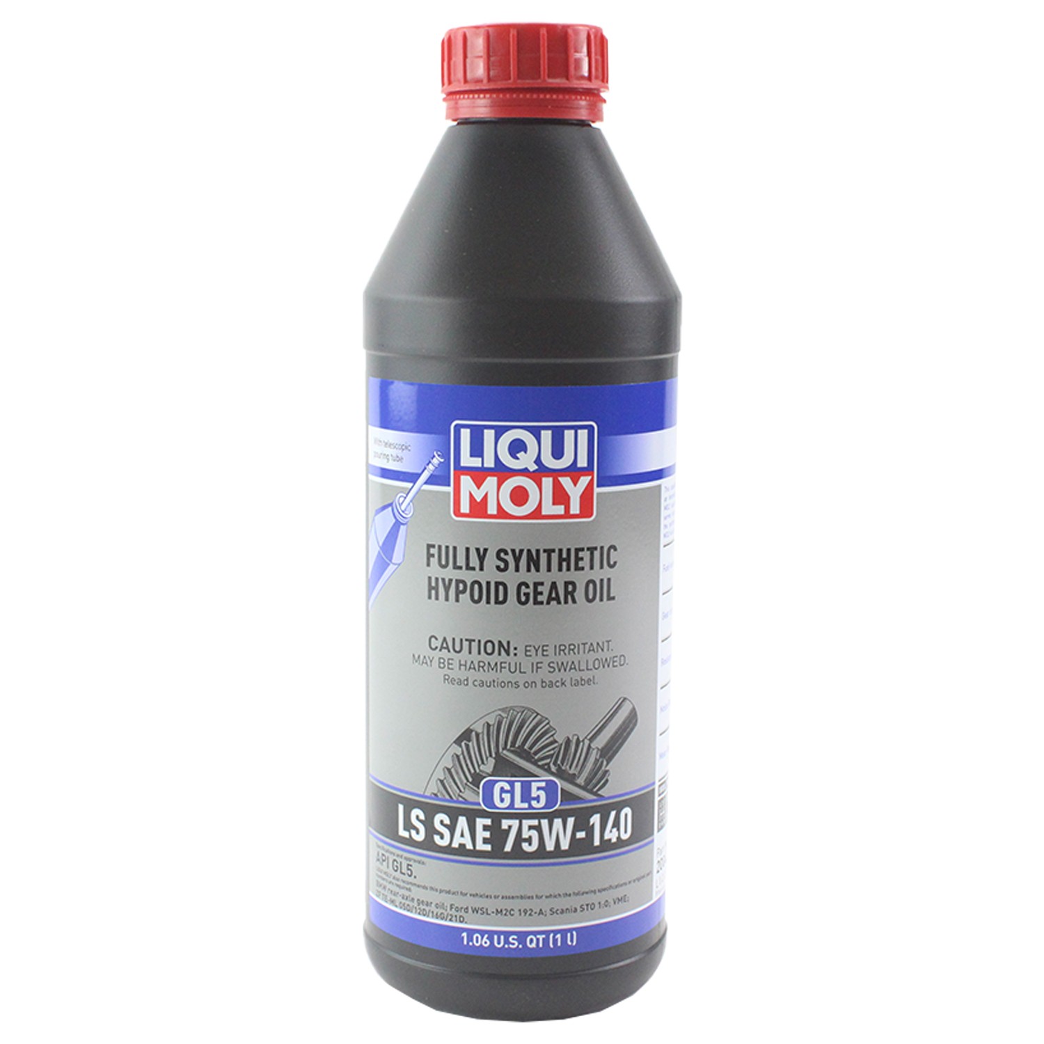 Liqui Moly 20042 Fully Synthetic Hypoid Gear Oil (GL5)LS SAE 75W-140 (1 L)