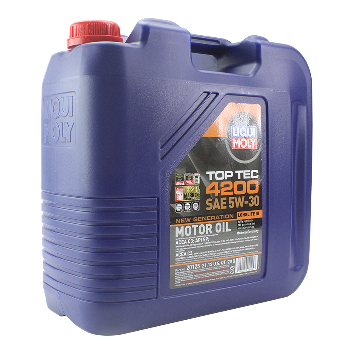 Liqui Moly 20125 Engine Motor Oil - Top Tec 4200 5W-30 (20 L)
