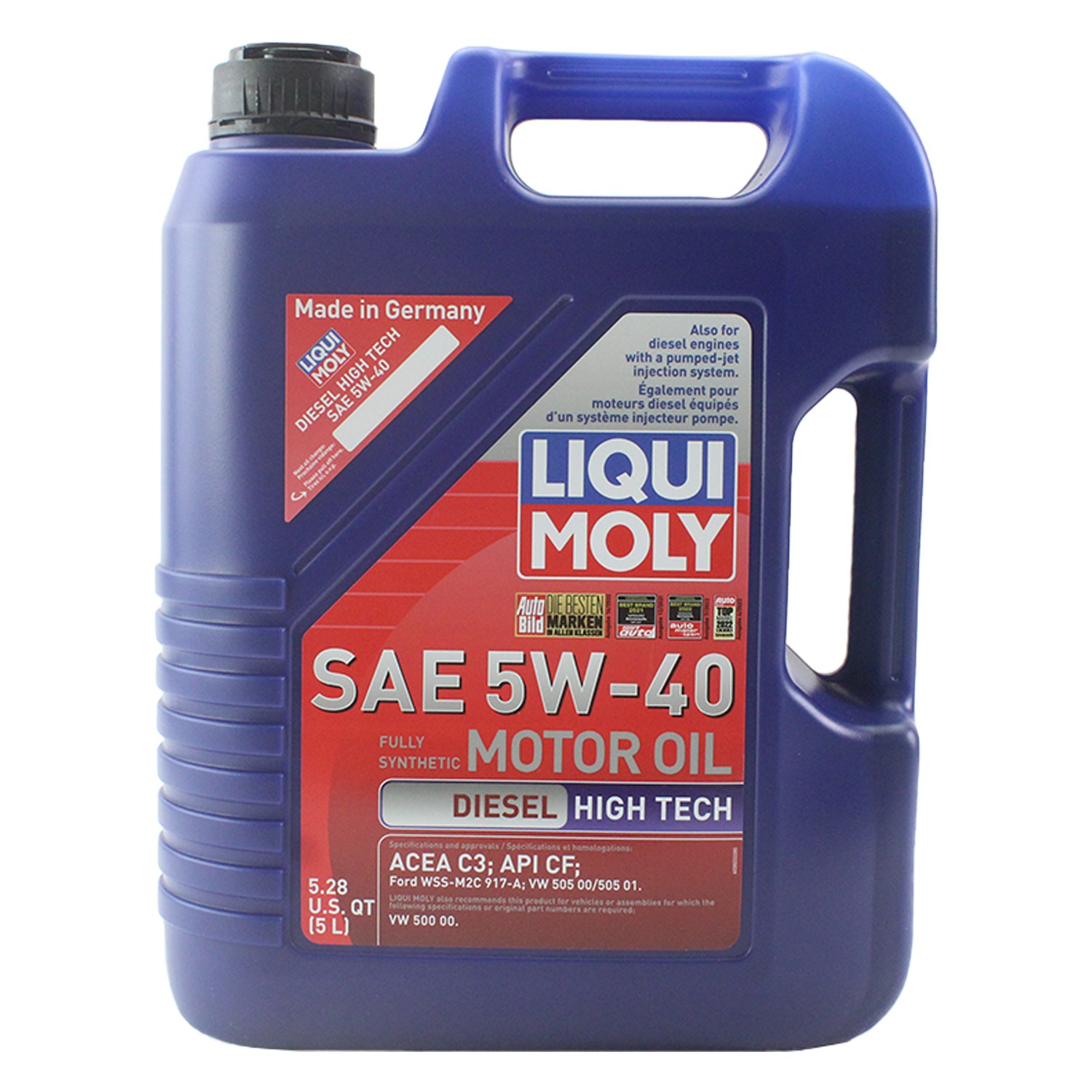 Liqui Moly 2022 Engine Motor Oil - Diesel High Tech 5W-40 (5 L)