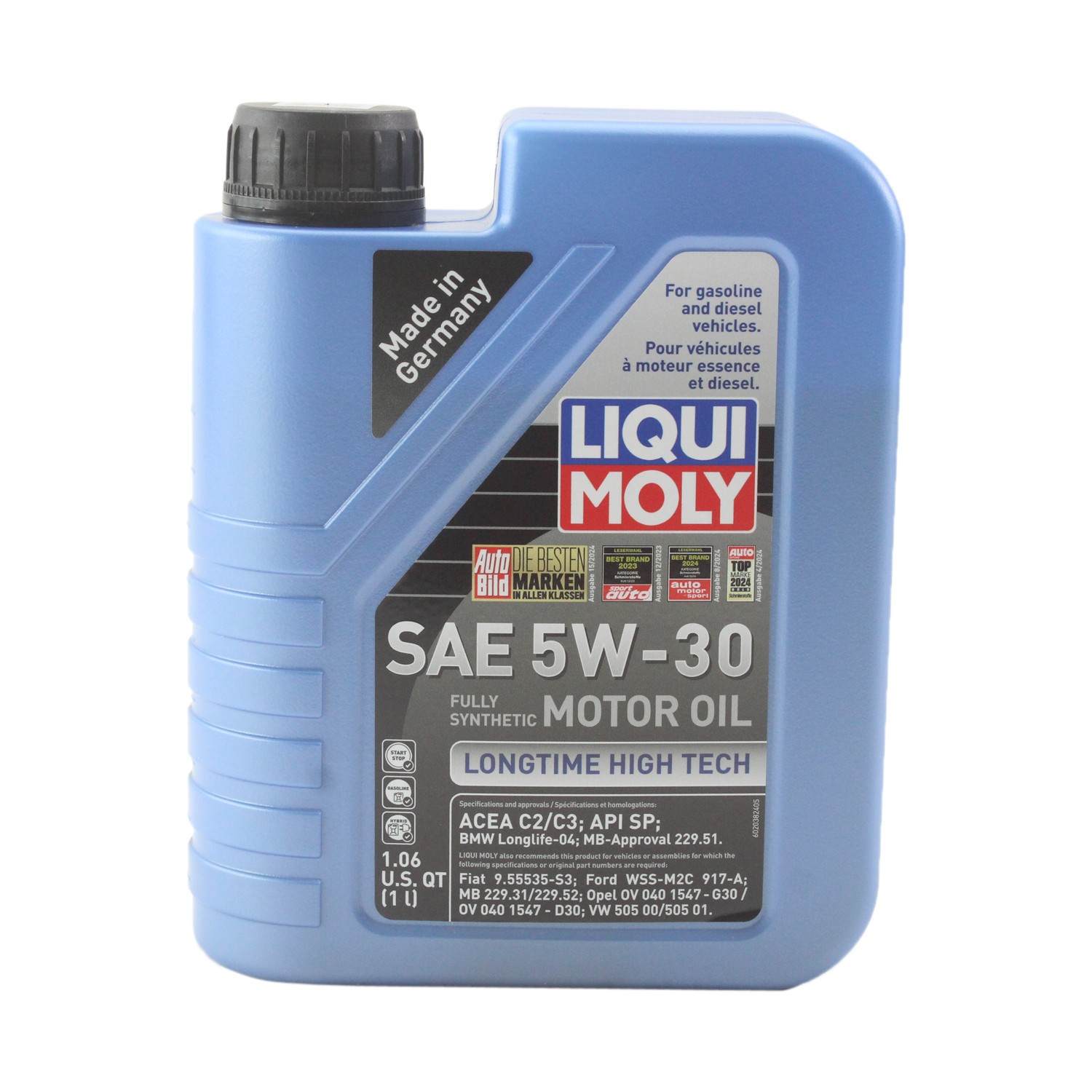 Liqui Moly 2038 Engine Motor Oil - Longtime High Tech 5W-30 (1 L)