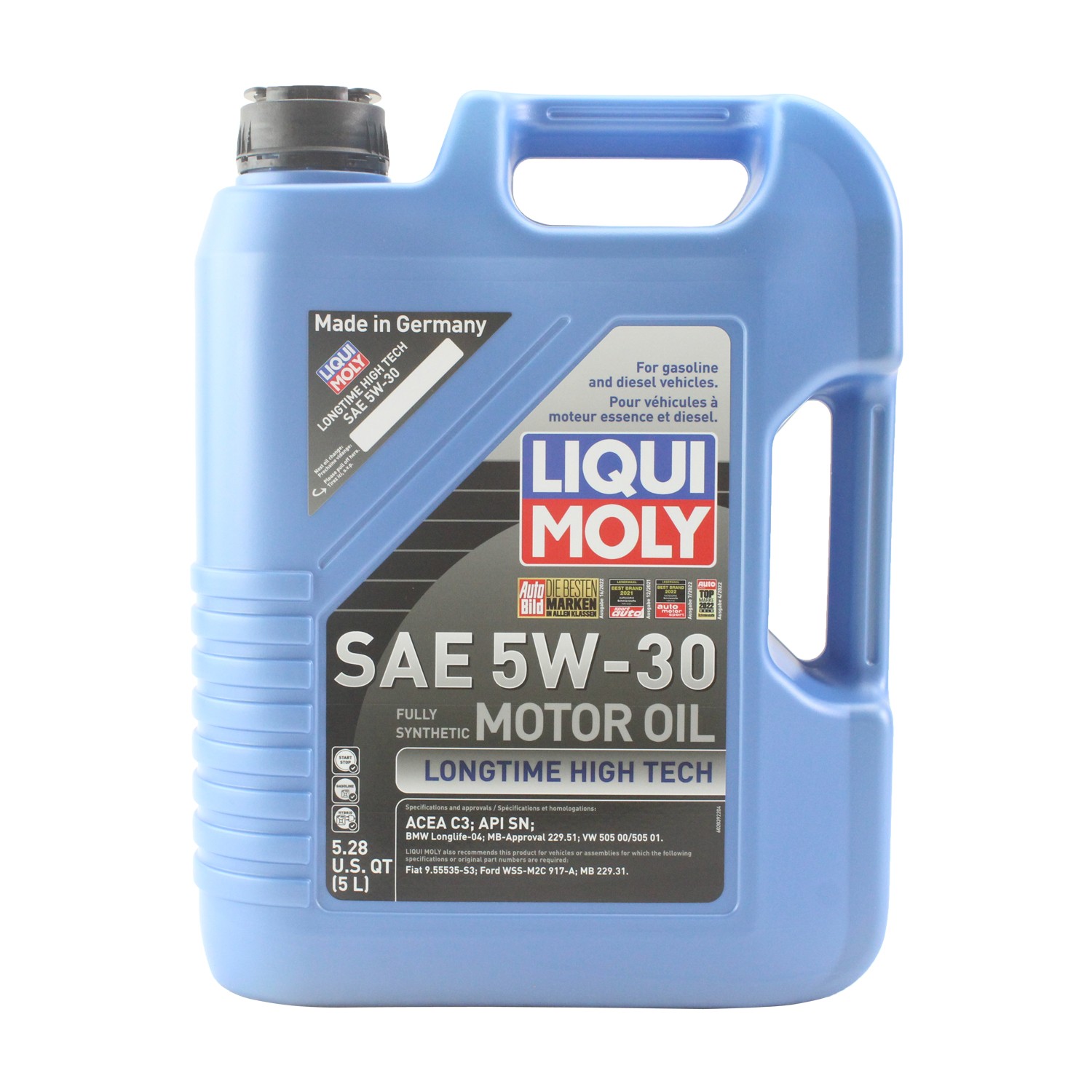 Liqui Moly 2039 Engine Motor Oil - Longtime High Tech 5W-30 (5 L)