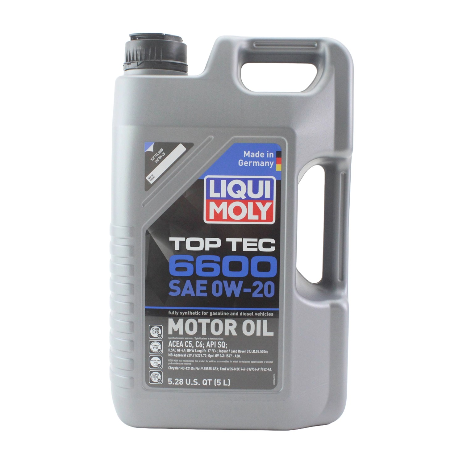 Liqui Moly 22046 Engine Motor Oil - Top Tec 6600 0W-20 (5 L)