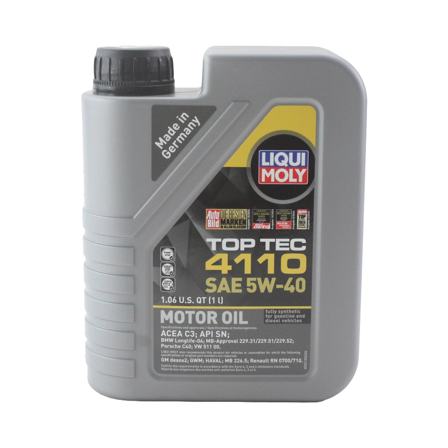 Liqui Moly 22120 Engine Motor Oil - Top Tec 4110 5W-40 (1 L)