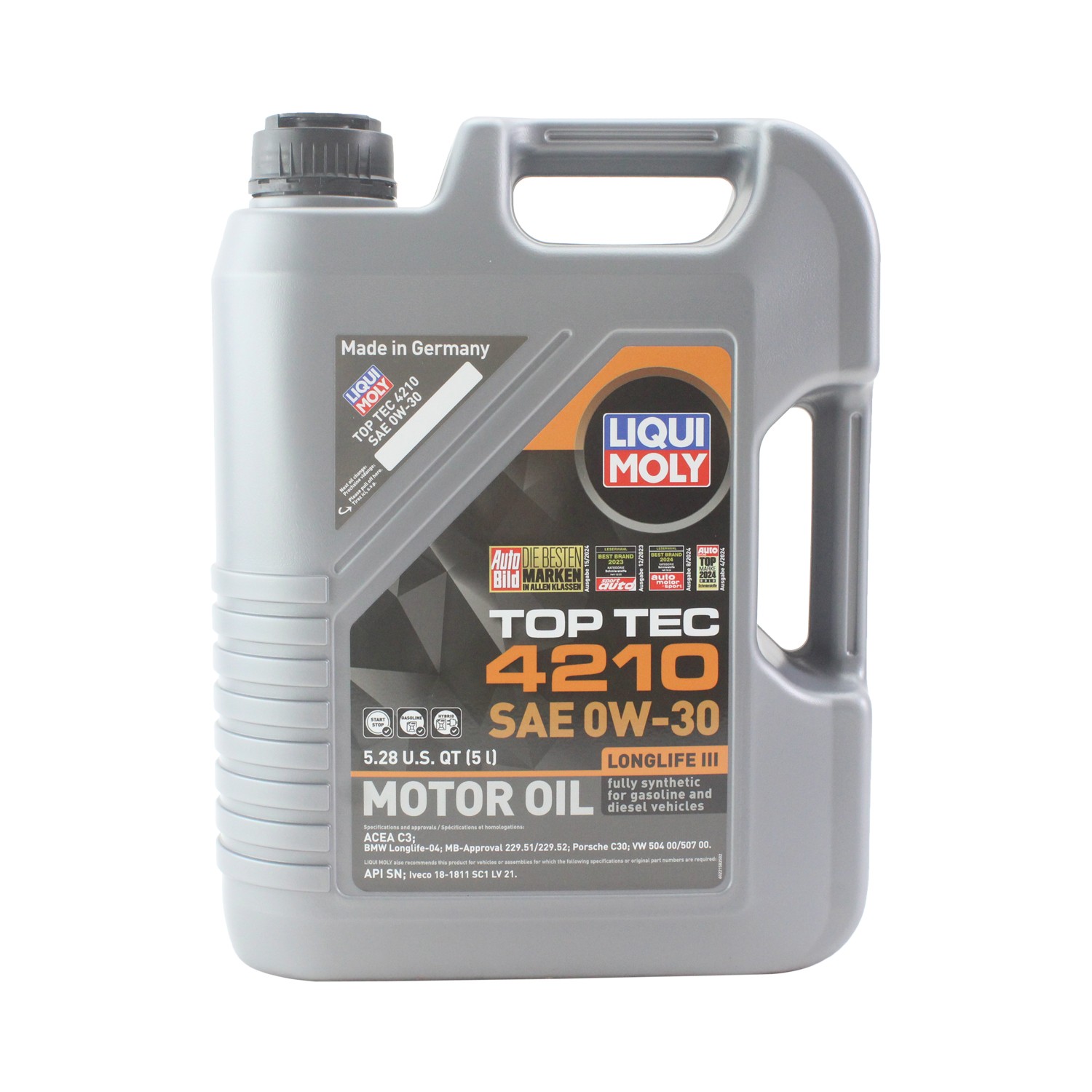 Liqui Moly 22158 Engine Motor Oil - Top Tec 4210 0W-30 (5 L)