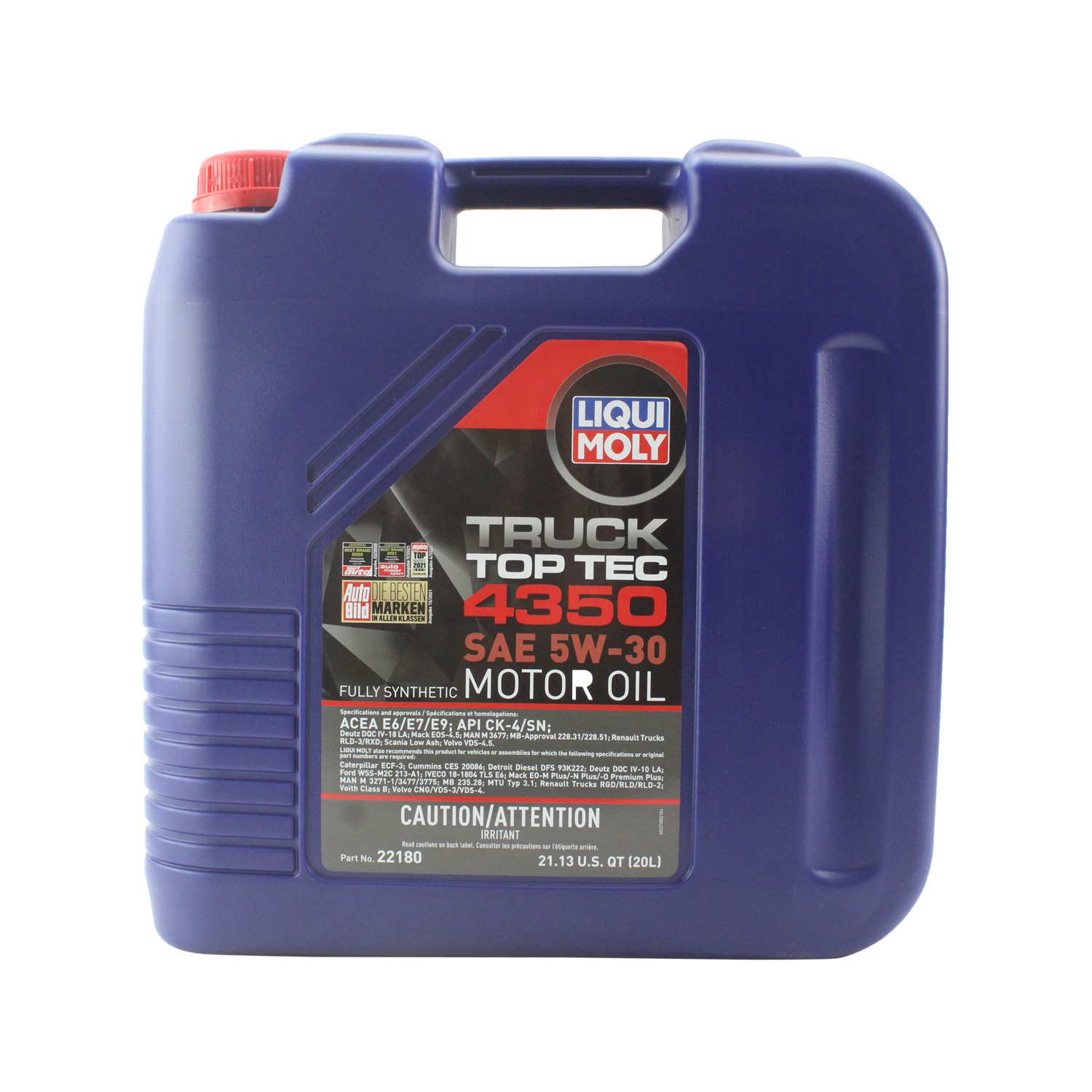 Liqui Moly 22180 Engine Motor Oil - Top Tec Truck 4350 5W-30 (20 L)