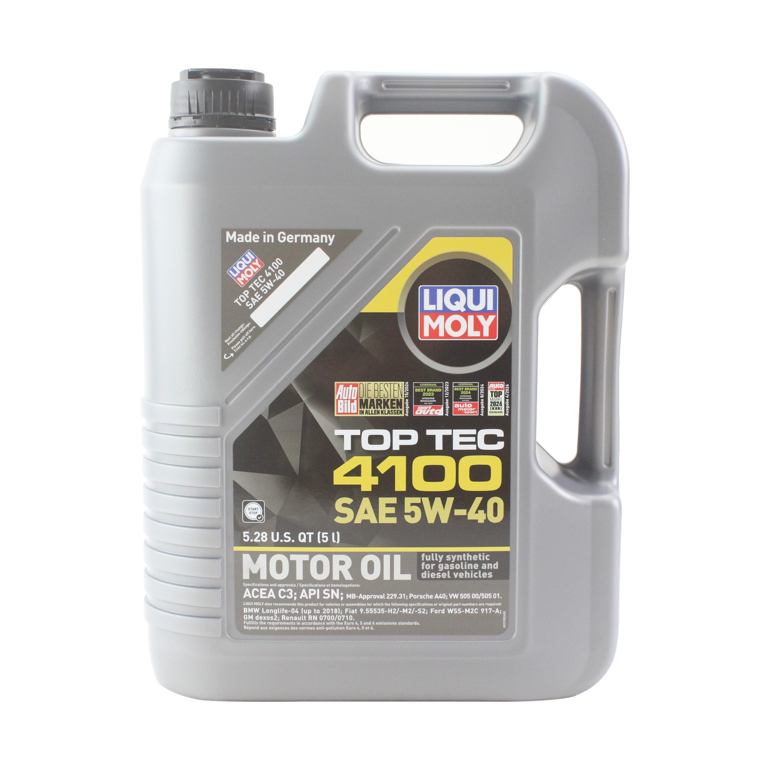 Liqui Moly 2330 Engine Motor Oil - Top Tec 4100 5W-40 (5 L)