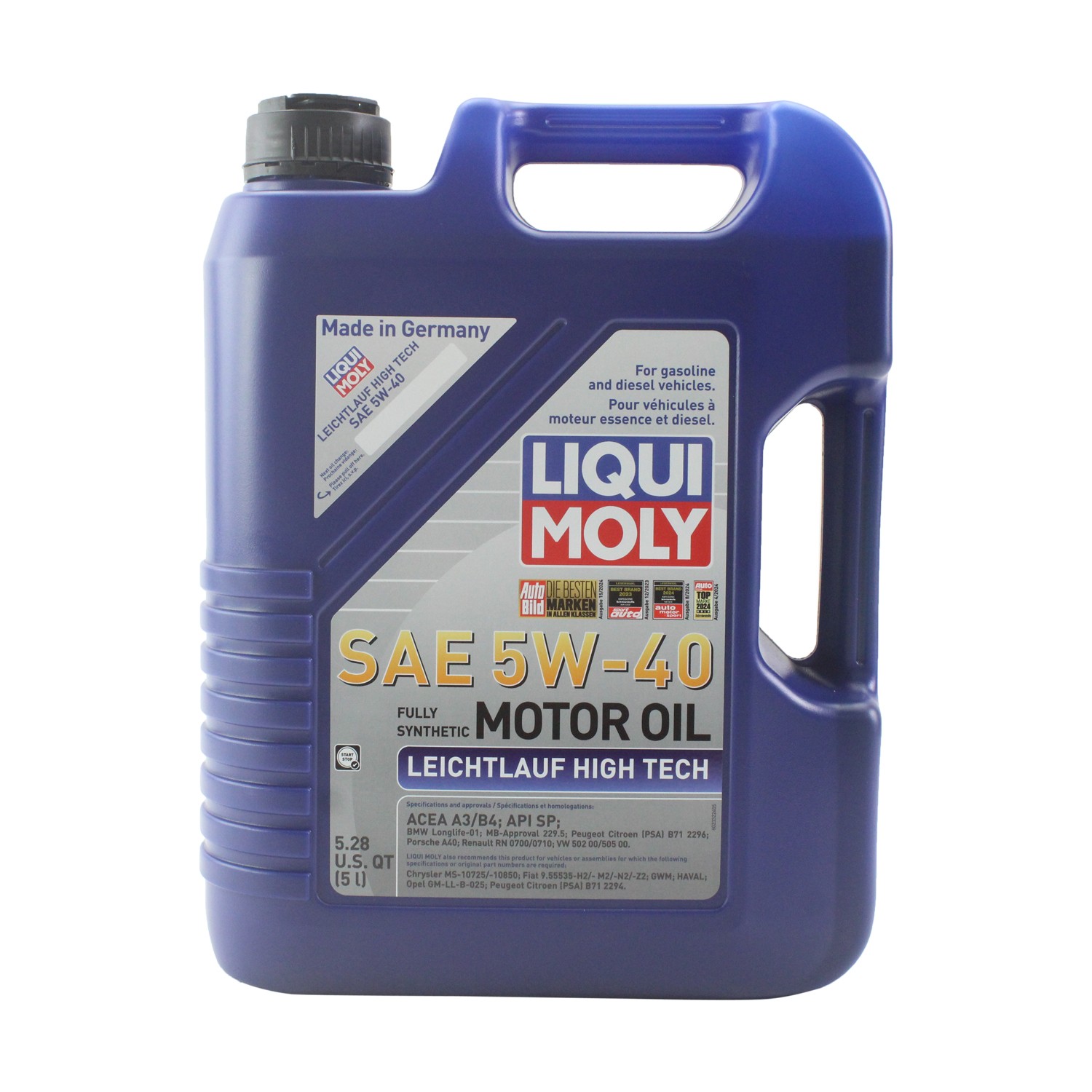 Liqui Moly 2332 Engine Motor Oil - Leichtlauf High Tech 5W-40 (5 L)