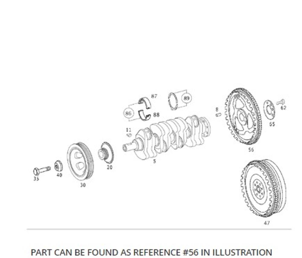 Genuine Mercedes-Benz 2710300012 - Automatic Transmission Flexplate