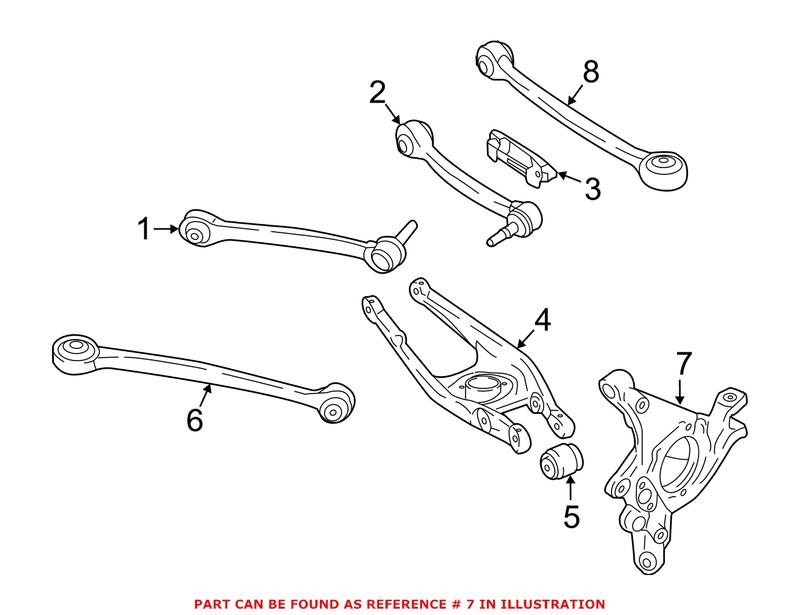 Genuine BMW 33302284796 - Suspension Knuckle (Rear Right)