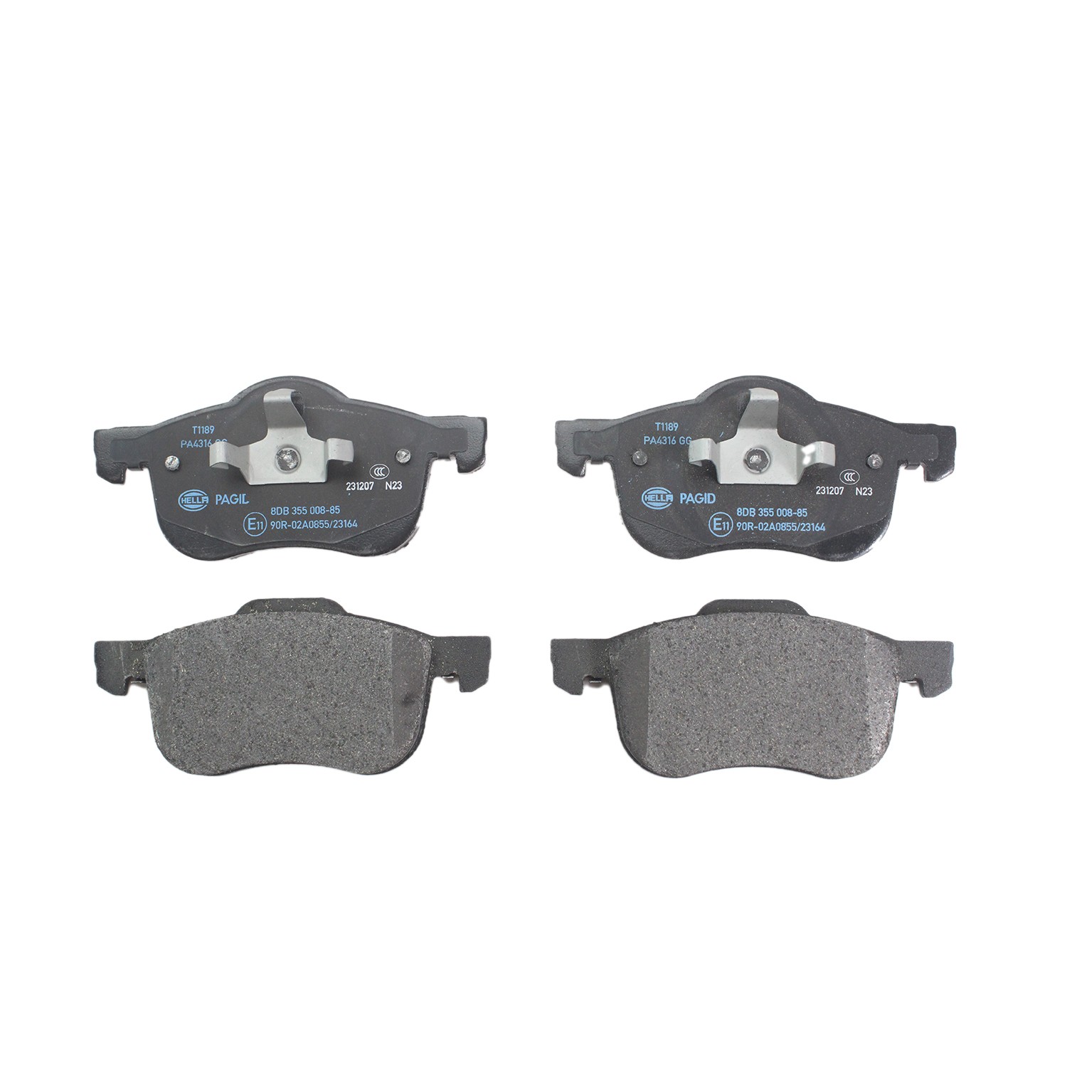Hella Pagid 355008851 - Disc Brake Pad Set (Front)