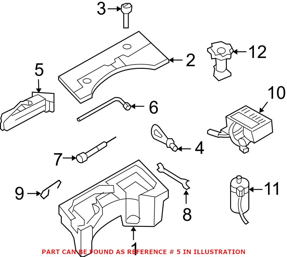 Genuine VW/Audi 3AA011031B - Floor Jack