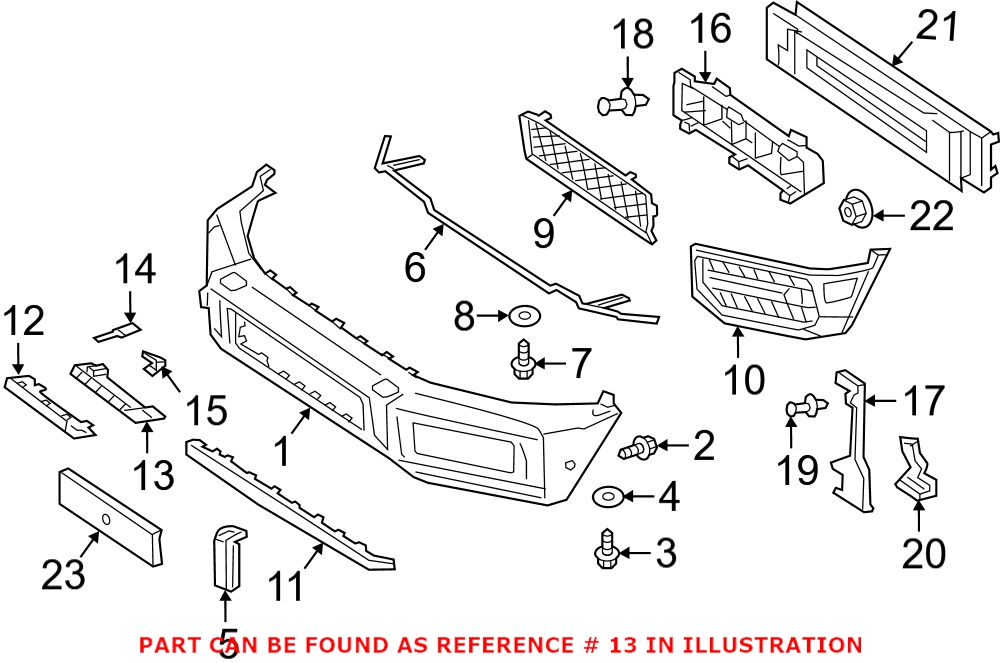 Genuine Mercedes-Benz 4638854402 - Tow Eye Cap Bracket