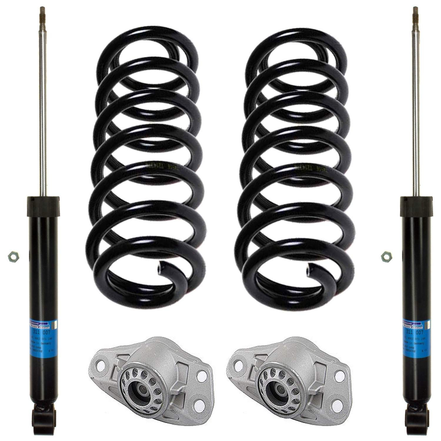 Sachs 5403296 - Suspension Shock Absorber Assembly Kit (Rear)