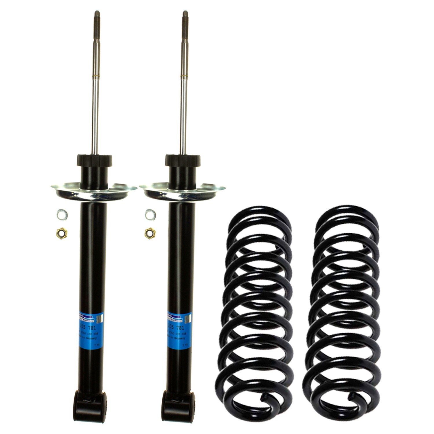 Sachs 5403443 - Suspension Shock Absorber Assembly Kit (Rear)