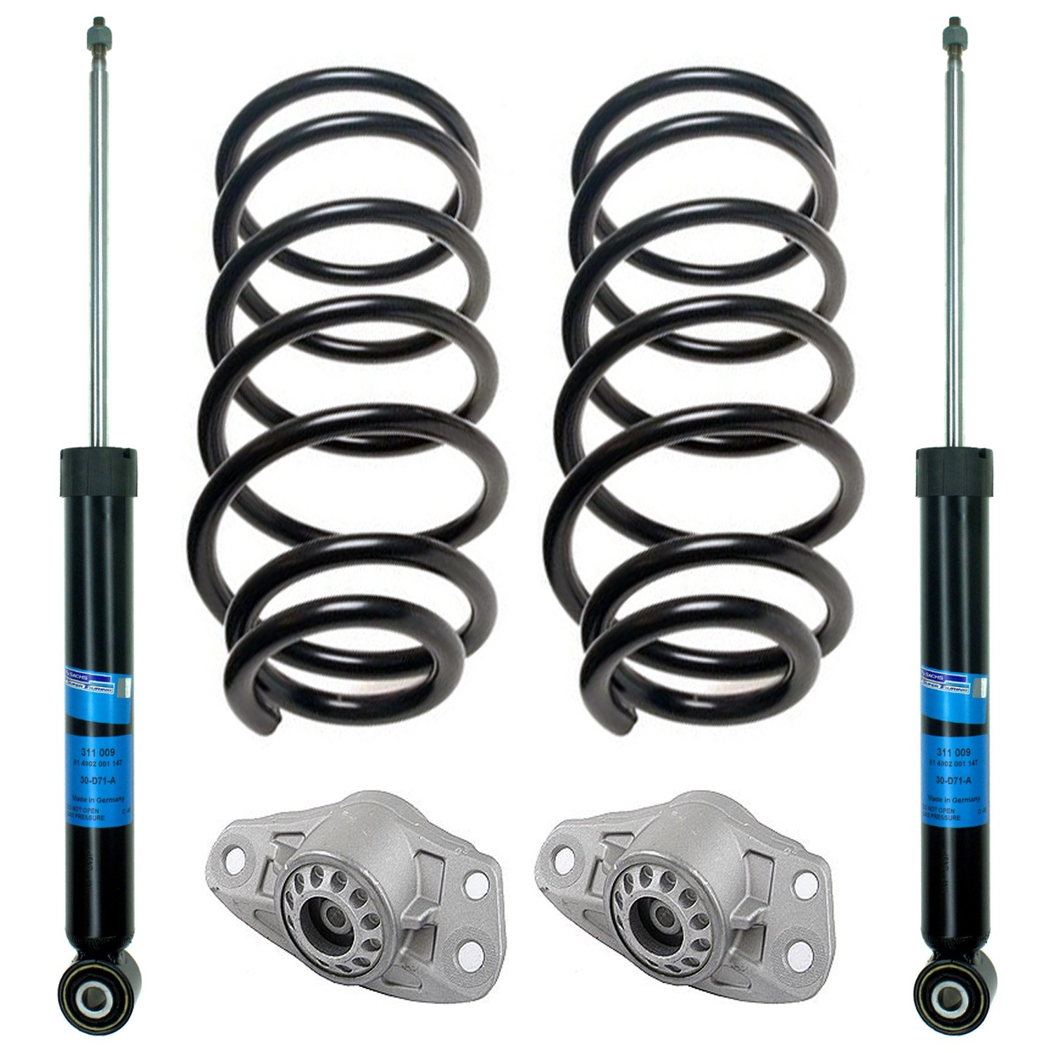 Sachs 5403449 - Suspension Shock Absorber Assembly Kit (Rear)