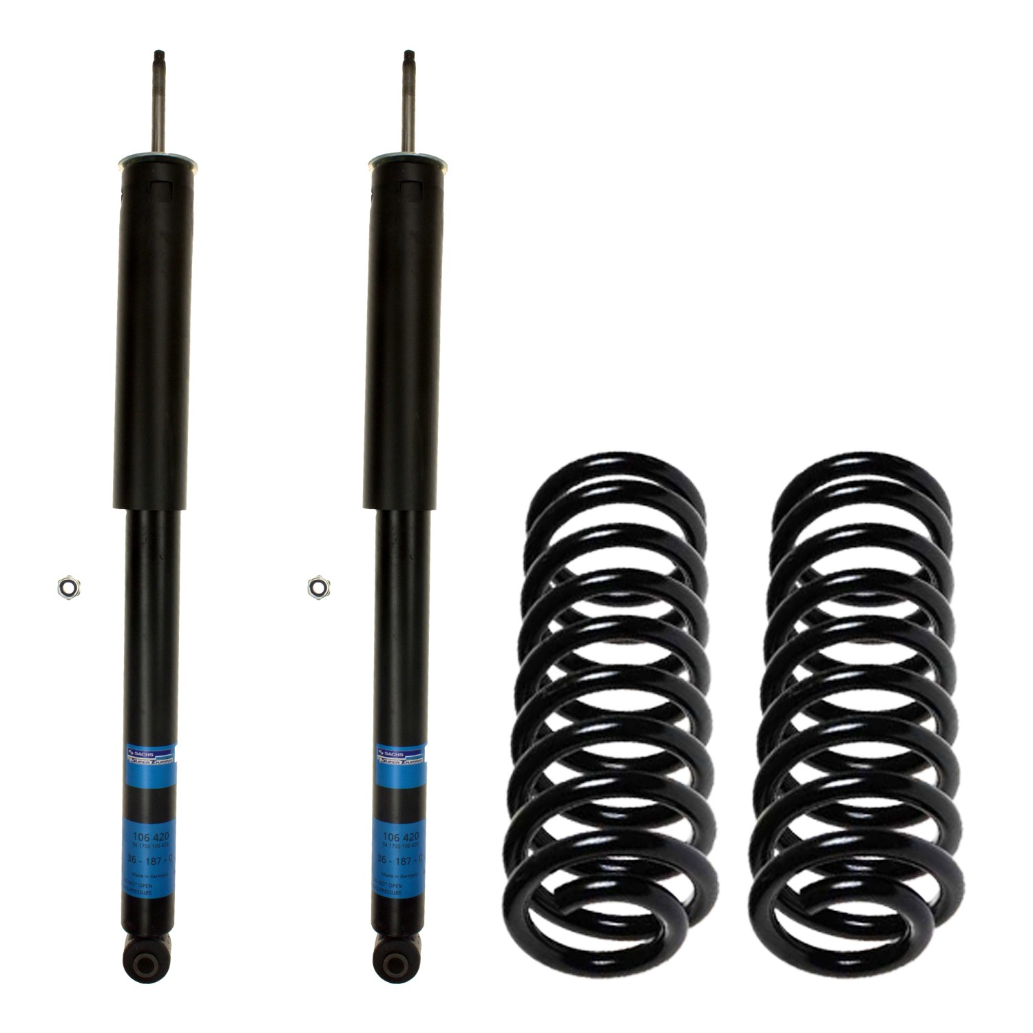 Sachs 5403453 - Suspension Shock Absorber Assembly Kit (Rear)