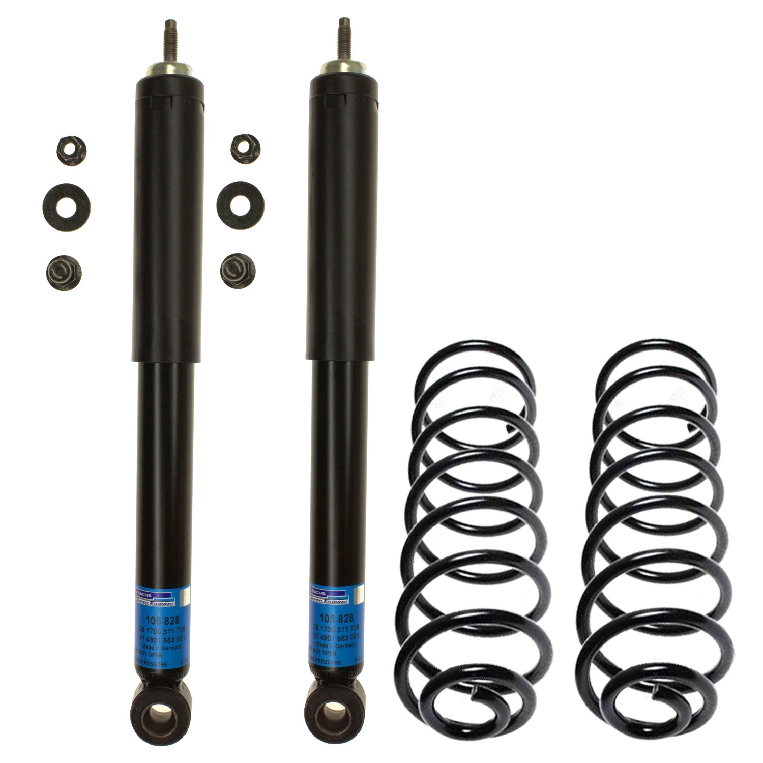 Sachs 5403460 - Suspension Shock Absorber Assembly Kit (Rear)