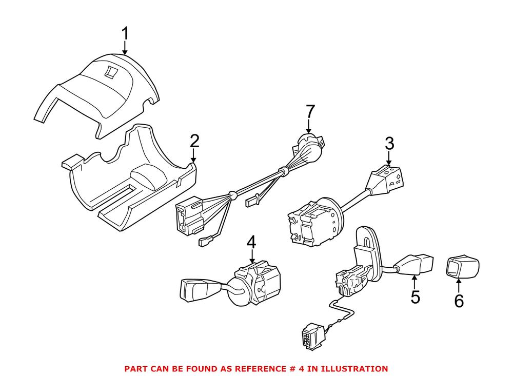 Genuine BMW 61316904793 - Combination Switch