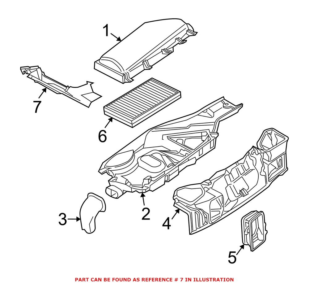 Genuine BMW 64316939722 - Engine Intake Manifold (Right)