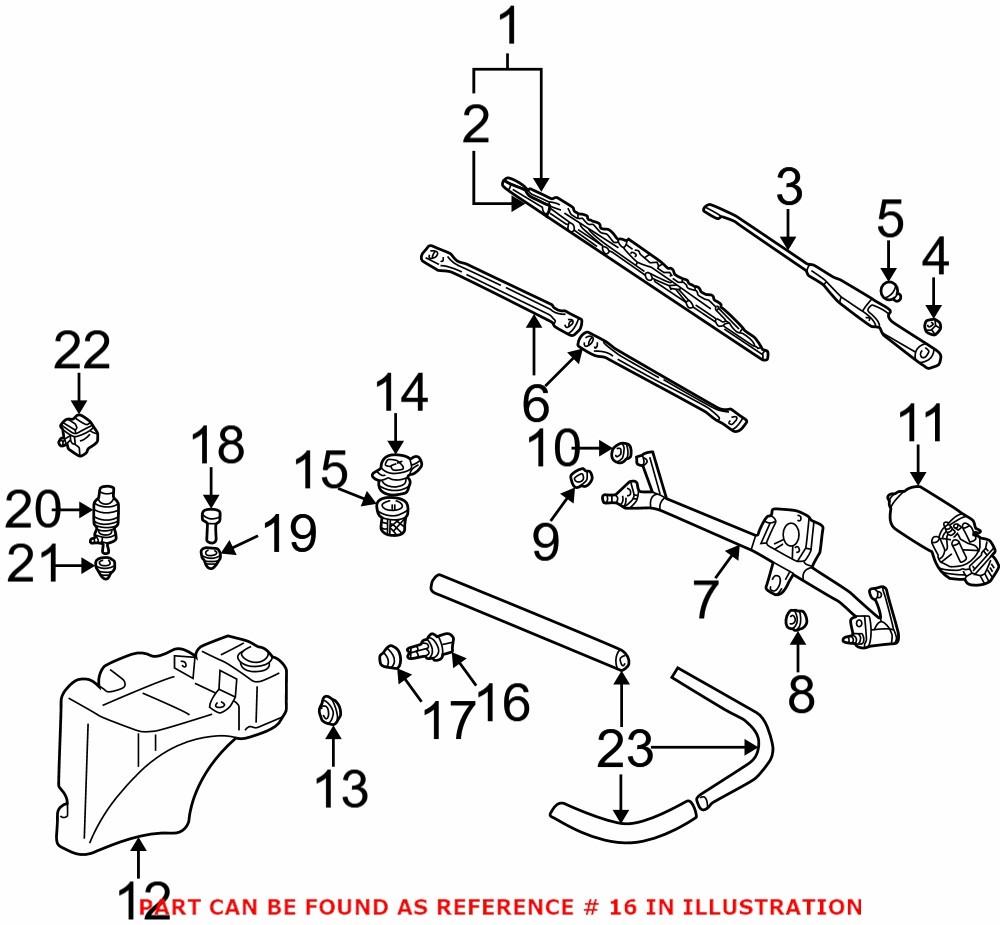 Genuine VW/Audi 7M0919376 - Washer Fluid Level Sensor