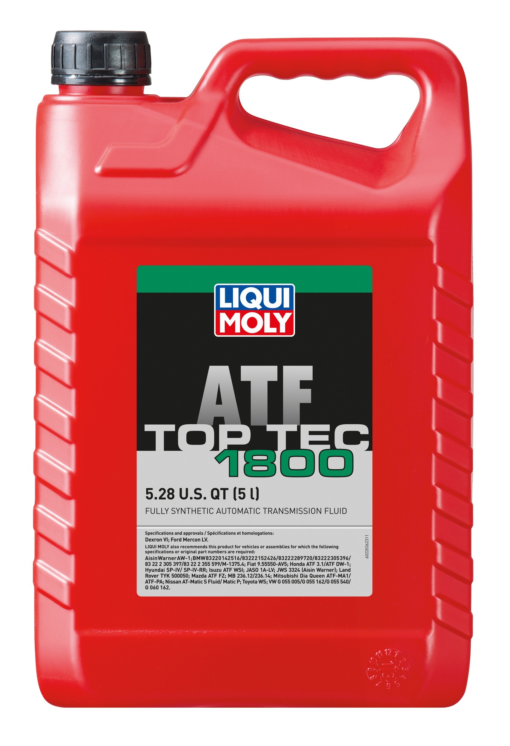 Liqui Moly 22036 Automatic Transmission Fluid - Top Tec ATF 1800 (5 L)