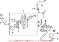 Genuine BMW 11538642560 - Engine Coolant Thermostat Kit