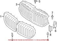 Genuine BMW 51138096133 - Grille (Front Upper)