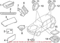 Genuine BMW 65129832611 - Radio Amplifier
