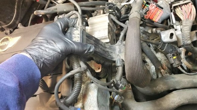 MINI coolant tube replace how to