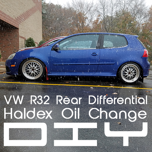 R32 Differential oil change