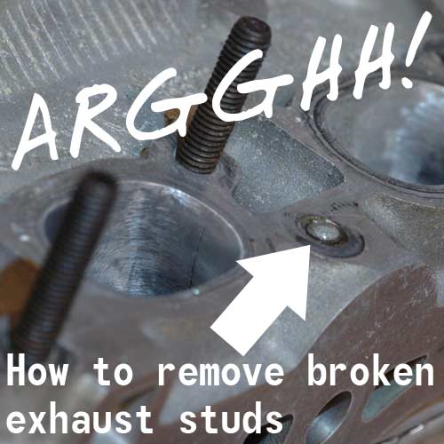 Exhaust Stud Removal Guide - Remove broken studs witl eEuroparts.com