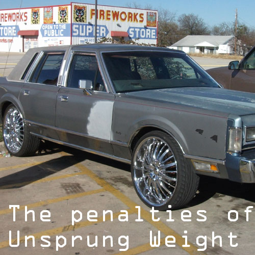 Unsprung Weight VS Sprung Weight - Why Heavy Wheels are Bad News